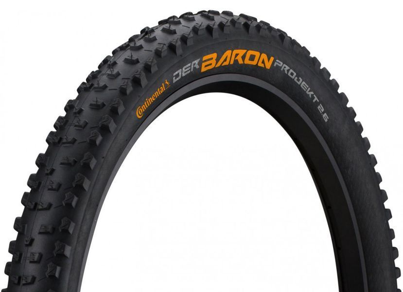 Покришка 27,5" Continental Der Baron Projekt 27,5x2,40 (60-584) BlackChili ProTection Apex TLR Foldable Black 101572 фото