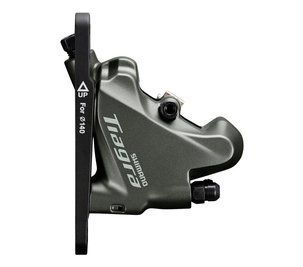 Гальмо (каліпер) Shimano BR-4770-F, Tiagra, дискове гідравлічне, Flat Mount, передній адаптер 140/160мм, колодки L03A RESIN PAD(W/FIN) IBR4770F6RF фото