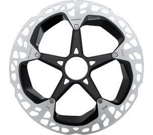 Ротор Shimano RT-MT900-L, 203мм, ICE TECH FREEZA, Center Lock, гайка з зовнішніми зачепами IRTMT900LE фото